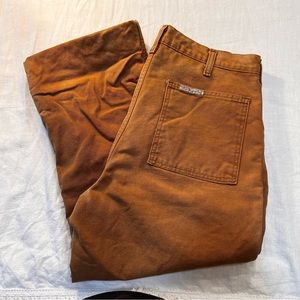Brand Walls blizzard-pruf Insulated, thick cotton canvas pant. Size 34/36.
